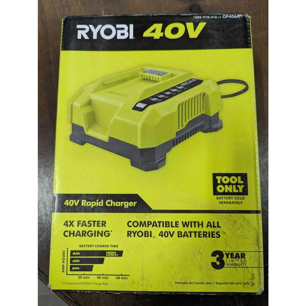 Ryobi 40v Rapid Charger